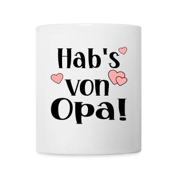 OPA ENKELKIND SPRÜCHE - FAMILIE - Tasse - Weiß - Vorne