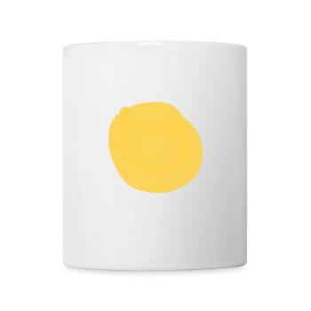 Der gelbe Kreis - Tasse - Weiß - Vorne