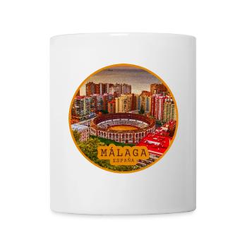 Malaga Bullring Panorama - Mug - white - Front
