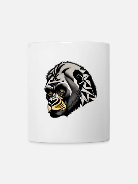 Singe, Gorille - Mug blanc - blanc