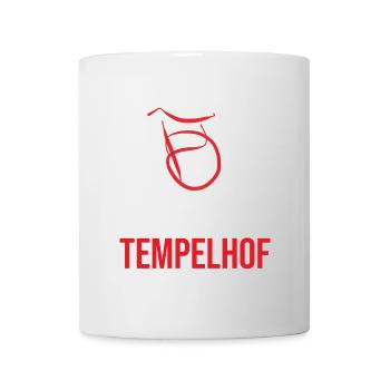 Berlin Tempelhof Souvenir - Tasse - Weiß - Vorne