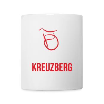 Berlin Kreuzberg Kapuzenpullover - Tasse - Weiß - Vorne