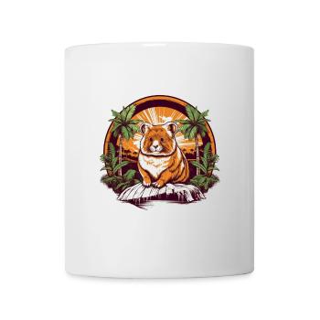 Rock cuddly kangaroo at sunset - Mug - white - Front