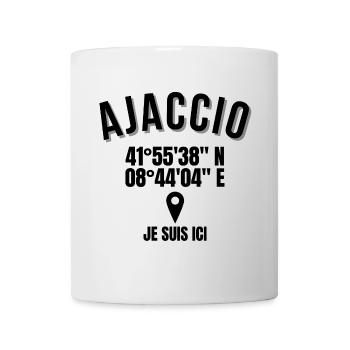 Corsica, Corsican humor, Ajaccio - Mug - white - Front