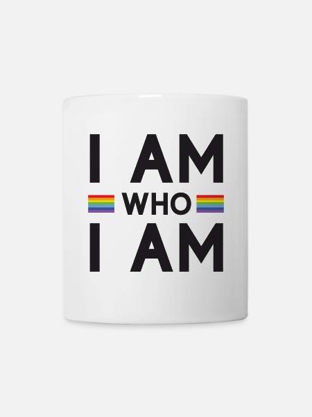 Pride Month - Ich bin, wer ich bin - LGBTQ+ - Tasse - Weiß