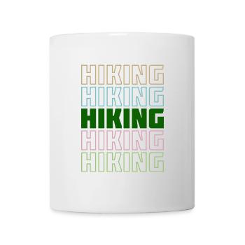Wanderwege Spruch Wandern Statement Bergwanderung - Tasse - Weiß - Vorne