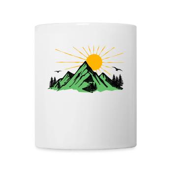 Nature lovers Mountains Nature Hiking Mountain Peaks - Mug - white - Front