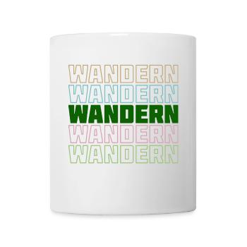 Wanderung Wandern Spruch Wanderer Klettern Touren - Tasse - Weiß - Vorne