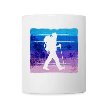 Mountain Summit Hike Hikers Hiking Mountaineering - Mug - white - Front