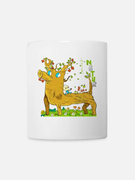 Zwiebelnatur - Tasse - Weiß