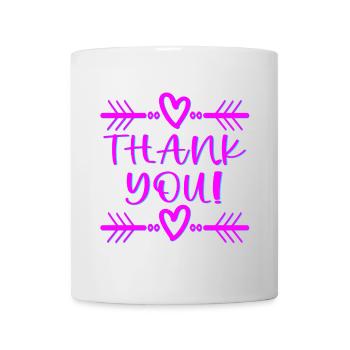 CITATION DE REMERCIEMENT - IDÉES CADEAUX AMICALES - Mug blanc - blanc - Devant