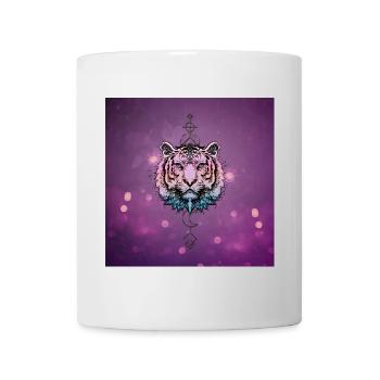 Wonderful colorful tiger - Mug - white - Front