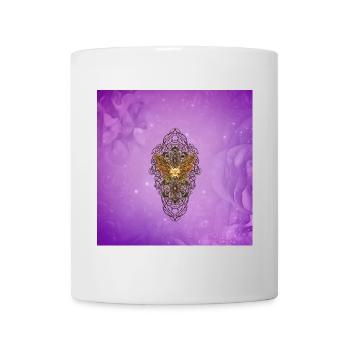 Wonderful elegant butterflies - Mug - white - Front