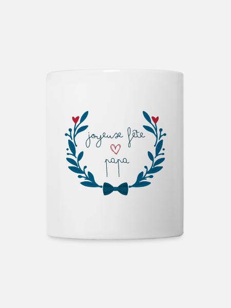 Fête des pères. Joyeuse fête papa ! Fête des papas - Mug blanc - blanc