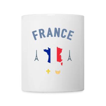 Frankreich - Tasse - Weiß - Vorne