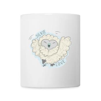 Lioba Seidenhuhn, Hurra - Tasse - Weiß - Vorne