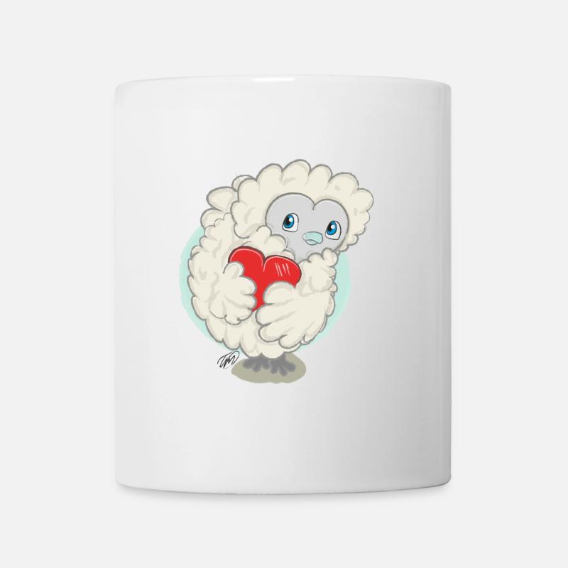 Lioba Silk Chicken, Chicken Love - Mug - white