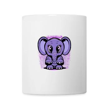 Niedlicher Babyelefant - Tasse - Weiß - Vorne
