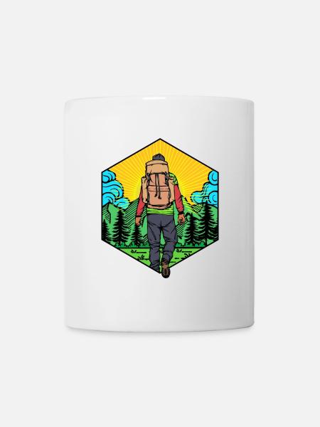 Randonnées Randonnées Alpinisme Randonnée en montagne - Mug blanc - blanc