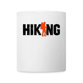 Via ferrata saying hiking mountain peaks climbing - Mug - white - Front