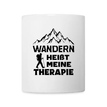 Bergwanderung Wanderung Wanderer Wandern Statement - Tasse - Weiß - Vorne