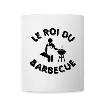 Le roi du barbecue - bbq - Grillage - Barbecue - Mug blanc - blanc - Devant