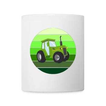 tractor, farmer, farmer, farmer - Mug - white - Front