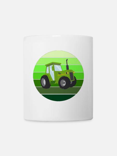 Traktor, Bauer, Bauer, Landwirt - Tasse - Weiß