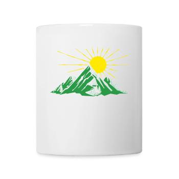 Berge Natur Wandern Naturliebhaber Gletscher - Tasse - Weiß - Vorne