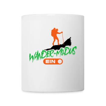 Gipfelkreuz Wandern Wanderung Bergsteigen Spruch - Tasse - Weiß - Vorne