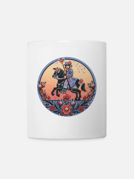 Sorbian Folklore – Riders and Festival Tradition - Mug - white