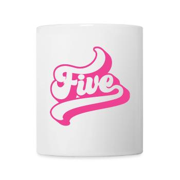 Five 5th Birthday For Girls 5 Years Old - Mug - white - Front