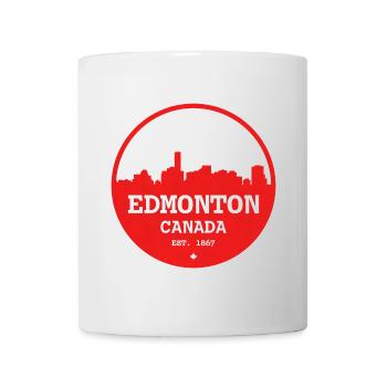 Cercle d’horizon d’Edmonton - Mug blanc - blanc - Devant