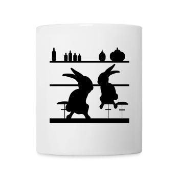 COCKTAIL RABBITS - Cadeaux pour les couples - Mug blanc - blanc - Devant