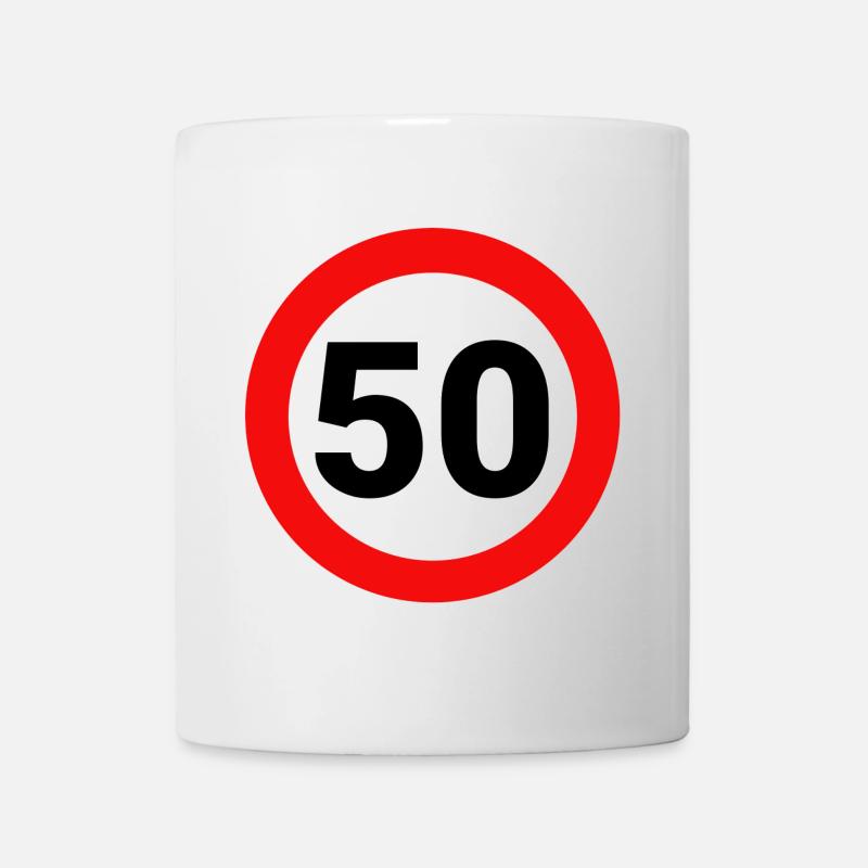 50. Geburtstag - Tasse - Weiß