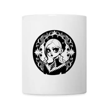 Sorcière gothique, sorcellerie gothique - Mug blanc - blanc - Devant