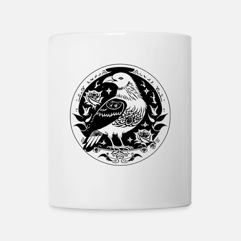 Corneille gothique - Mug blanc - blanc
