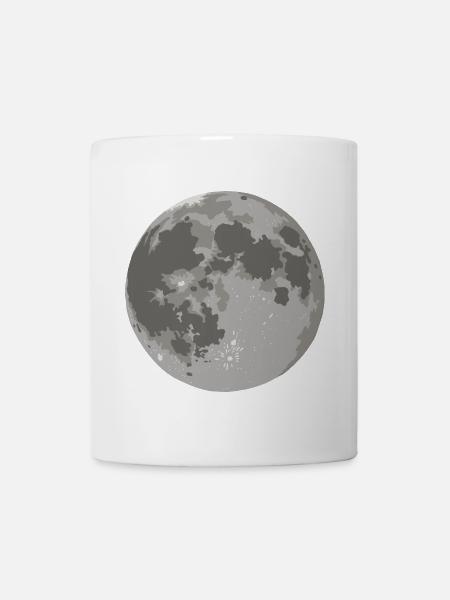 Moon - celestial body - Mug - white