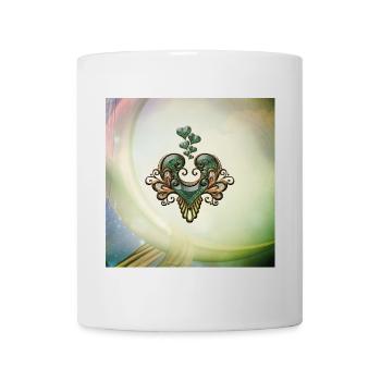 Wunderbares, elegantes Herz - Tasse - Weiß - Vorne