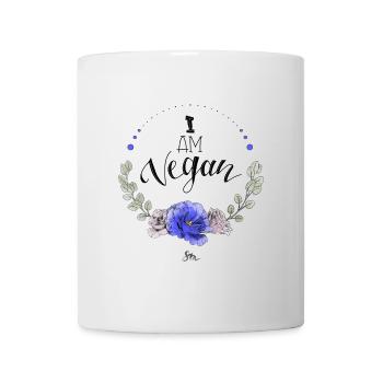 Je suis végétalien - Mug blanc - blanc - Devant