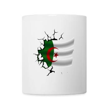 Algerien - Algerien - Zerrissene Flagge - Tasse - Weiß - Vorne
