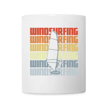 Vintage Windsurfing - Mug - white - Front