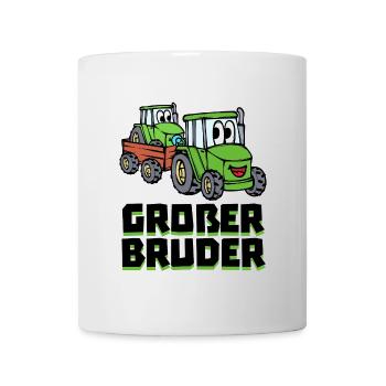 Landwirt Traktor Statement Schlepper Nutzfahrzeug - Tasse - Weiß - Vorne