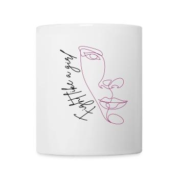 FIGHT LIKE A GIRL - Tasse - Weiß - Vorne