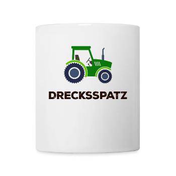 Landwirtschaft Bauer Traktor Statement Fahrzeug - Tasse - Weiß - Vorne