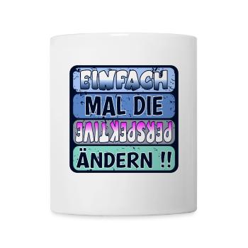 VERÄNDERUNG - PERSPEKTIVE ÄNDERN - Tasse - Weiß - Vorne