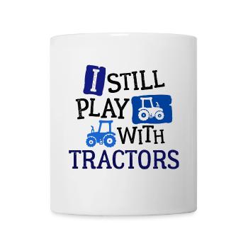 Vehicle Agricultural Machinery Tractor Statement Tractor - Mug - white - Front