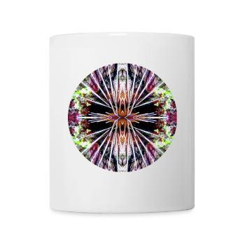 Nature Mandala Sous-marin, Poisson-lion - Mug blanc - blanc - Devant