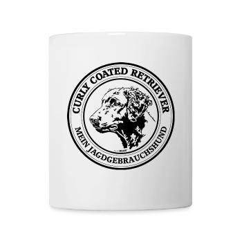 Curly Coated Retriever Jagdgebrauchshund Jagdhunde - Tasse - Weiß - Vorne