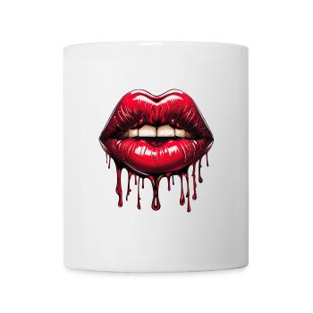 Lèvres - Mug blanc - blanc - Devant